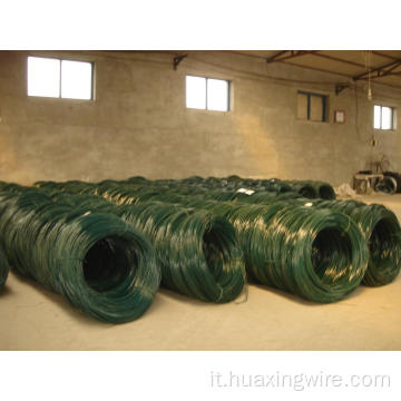 Filo di ferro rivestito in PVC per recinzione